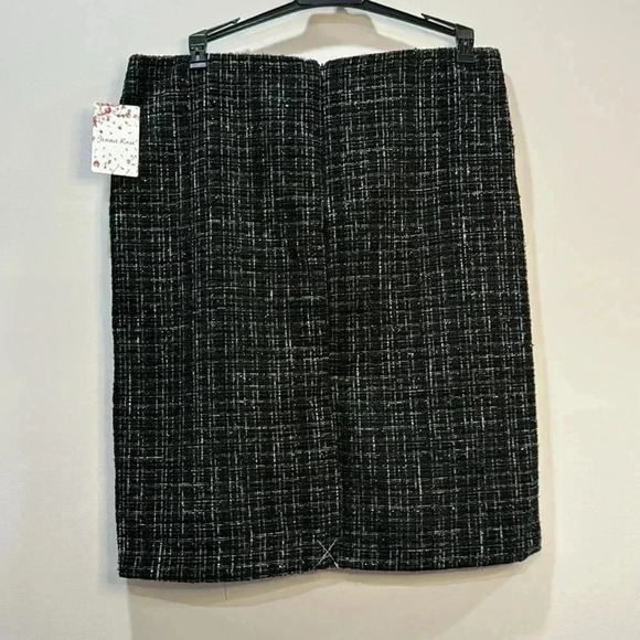 Jenna Rose Tweed Pencil Skirt - Size 14 - Picture 4 of 10